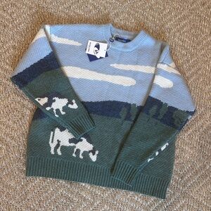Aelfric Eden Light Blue Knit Sweater
